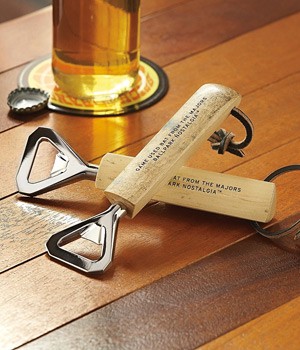 Salvaged Baseball Bat Bottle Opener