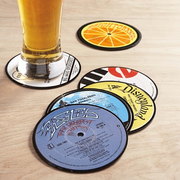 Recycled LP Coasters