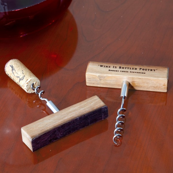 wine barrel corkscrew