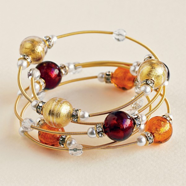 murano glass bead bracelets