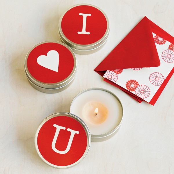 I Love You Candles 