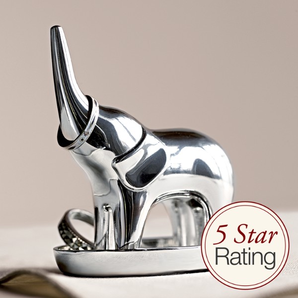 baby elephant jewelry ring holder