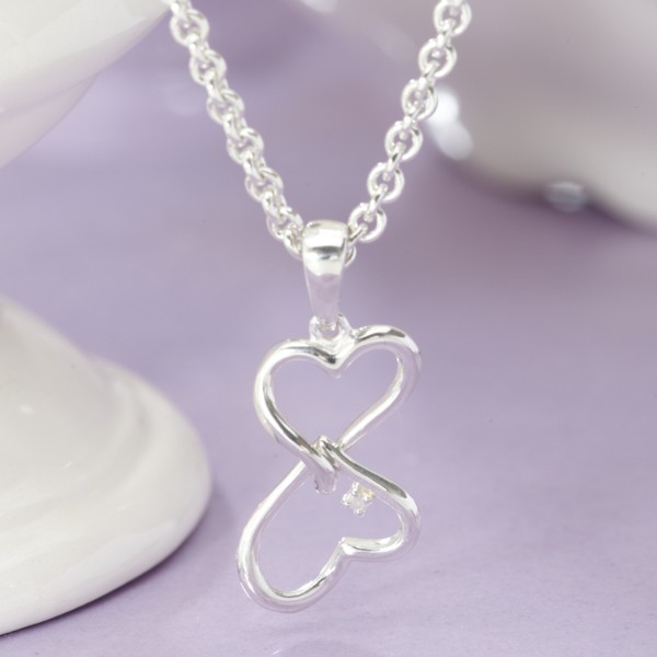 twin hearts necklace