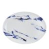 Prouna Marble Azure 14  Oval Platter